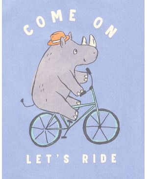 Conjunto De 2 Piezas Con Playera De Rino Y Short Pull-On Carter's