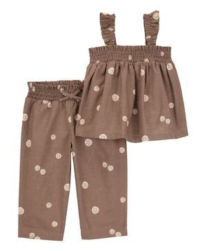 Conjunto De 2 Piezas Con Playera Sin Mangas Y Short Carter's