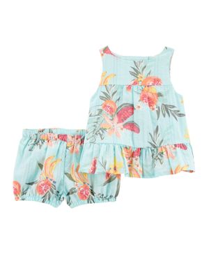 Conjunto De 2 Piezas Seersucker De Estampado Floral Oshkosh B'Gosh