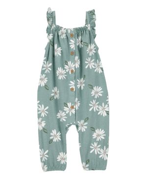 Jumpsuit Floral De Botones Delanteros Carter's