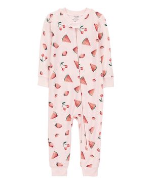 Mameluco Con Estampado De Sandías De Cierre Purelysoft Carter's