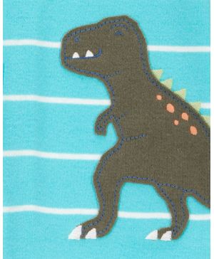 Mameluco de Dinosaurios A Rayas 100% Algodón Ajuste Perfecto Carter's
