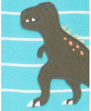 Mameluco De Dinosaurios A Rayas De Ajuste Perfecto Carter's