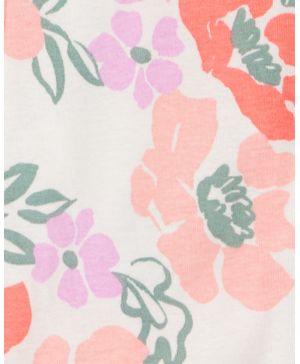 Mameluco Floral 100% Algodón De Ajuste Perfecto Carter's