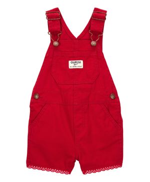Overol Corto De Sarga Con Ojales Oshkosh B'Gosh