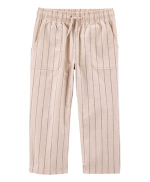 Pantalón De Algodón Pull-On A Rayas Carter's