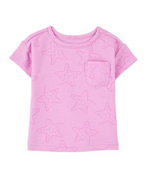 Playera Con Bolsillo De Manga Corta Carter's