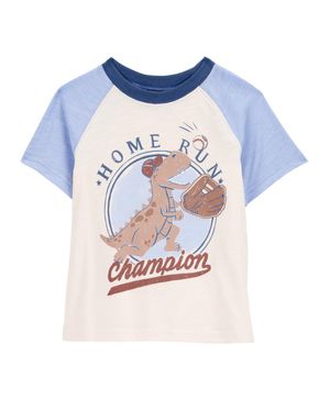 Playera De Manga Corta De Dinosaurios Carter's