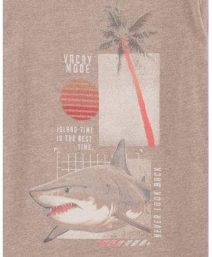 Playera Gráfica De Tiburones Carter's