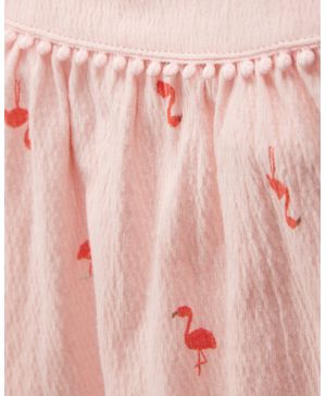 Playera Sin Mangas Y Pom Pom De Flamencos Carter's