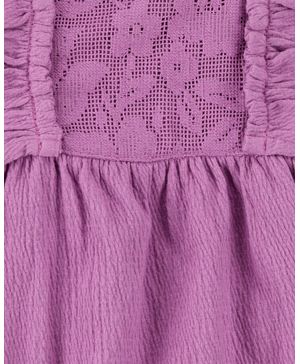 Romper De Burbuja De Encaje Y Olanes Carter's