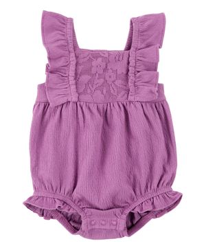 Romper De Burbuja De Encaje Y Olanes Carter's