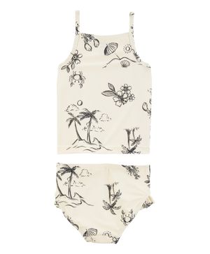 Traje De Baño De 2 Piezas De Estampado De Playa Carter's
