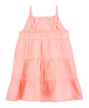 Vestido Con Botones De Gasa Texturizada Oshkosh B'Gosh