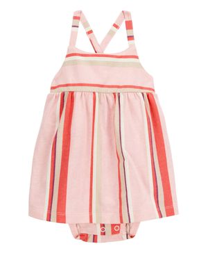 Vestido Con Cubrepañal Integrado Sin Mangas A Rayas Carter's