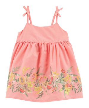 Vestido De Popelina De Estampado Floral Oshkosh B'Gosh