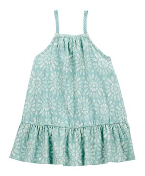 Vestido De Punto Corrugado Floral Carter's
