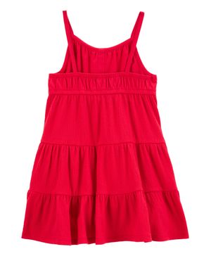 Vestido De Tirantes De Punto Texturizado De Botones Oshkosh B'Gosh