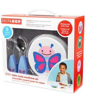 Set De Recipientes C/ Cubiertos Mariposa Skip Hop