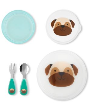 Set De Recipientes C/ Cubiertos Pug Skip Hop