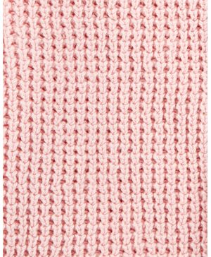 Suéter de punto gofrado con capucha en rosa Carter's