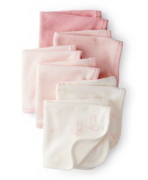 Paquete de 6 toallas en rosa Carter's