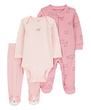 Conjunto de 3 piezas con cachorritos Carter's