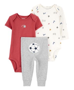 Conjunto de 3 piezas de Soccer de Little Character Carter's