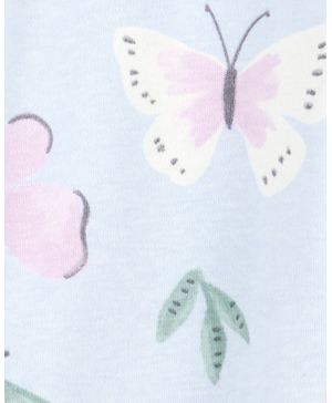 Mameluco con cierre bidireccional de mariposas Carter's