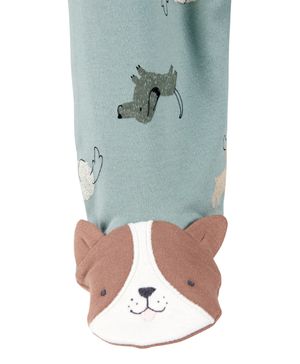 Mameluco con cierre bidireccional Dormir y Jugar perritos Carter's