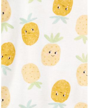 Pijama De 4 Piezas De Piñas Y Peces 100% Algodón Carter's