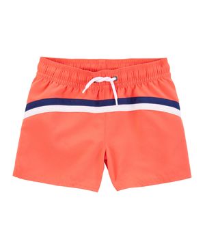 Short Para Nadar Con Cintura Elástica A Rayas Carter's
