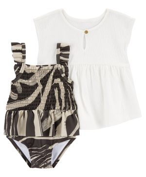 Traje De Baño De 2 Prendas Con Salida De Baño Carter's