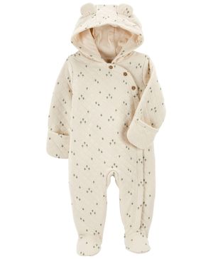 Mono Jumpsuit Acolchado Con Capucha Carter's
