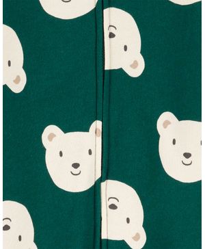 Jumpsuit De Tela Polar Con Capucha Oso Carter's