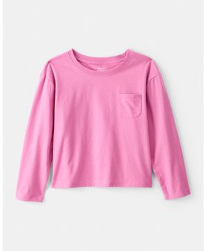 Blusa De Manga Larga Rosa Carter's