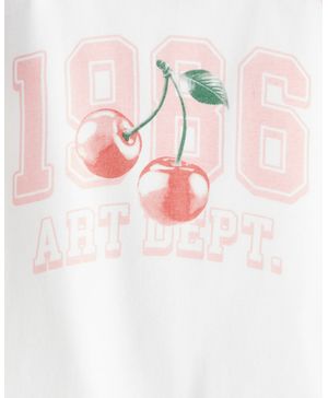 Blusa Gráfica De Manga Corta De Cereza Carter's