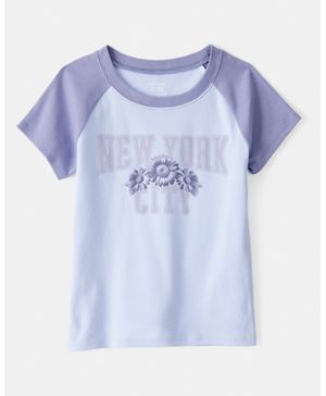 Blusa Gráfica De Manga Corta New York Carter's