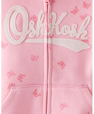 Chamarra Con Capucha De Felpa Francesa De Corazoncitos Oshkosh B'Gosh