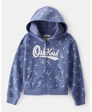 Chamarra Con Cierre De Tela Polar Con Logo Y Corazoncitos Oshkosh B'Gosh