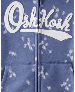 Chamarra Con Cierre De Tela Polar Con Logo Y Corazoncitos Oshkosh B'Gosh