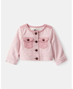 Chamarra Corta De Sarga A Rayas Estilo Vintage Oshkosh B'Gosh
