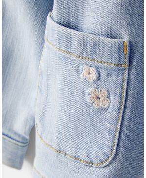 Chamarra De Mezclilla Bordada De Manga Larga Oshkosh B'Gosh