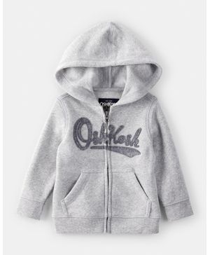 Chamarra Tela Polar Con Cierre Y Logo Oshkosh B'Gosh