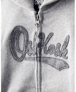 Chamarra Tela Polar Con Cierre Y Logo Oshkosh B'Gosh