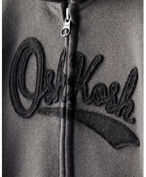 Chamarra Tela Polar Con Cierre Y Logo Oshkosh B'Gosh