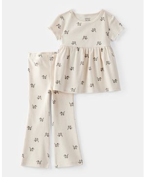 Conjunto 2 Piezas Con Playera Y Pantalón Pull-On Perro Carter's