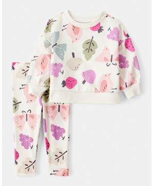 Conjunto De 2 Piezas Con Pantalón De Mariposa Carter's