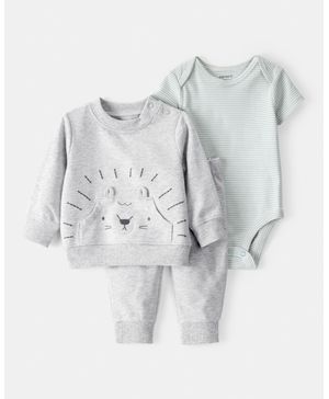 Conjunto De 3 Piezas Con Sudadera Little Lion Carter's
