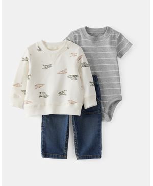 Conjunto De 3 Piezas Estilo Deportivo Jugador De Equipo Carter's